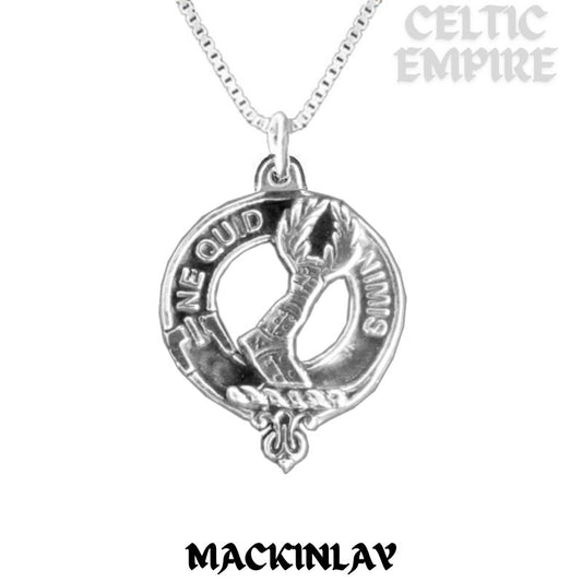 MacKinlay Family Clan Crest Scottish Pendant