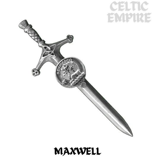 Maxwell Family Clan Crest Kilt Pin, Scottish Pin