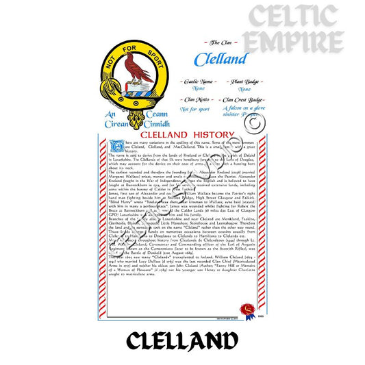 Clelland Scottish Family Clan History