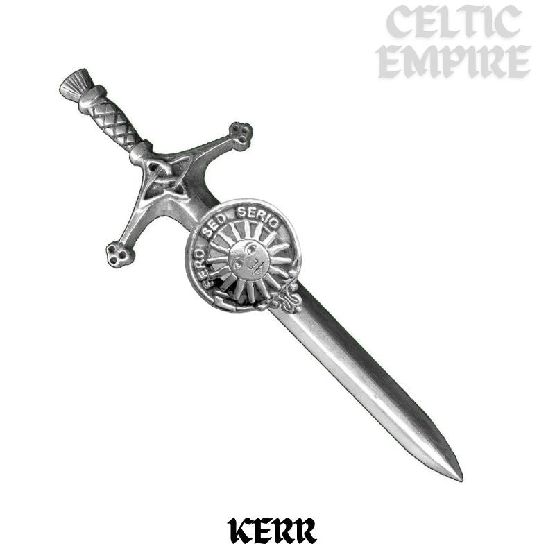 Kerr Family Clan Crest Kilt Pin, Scottish Pin