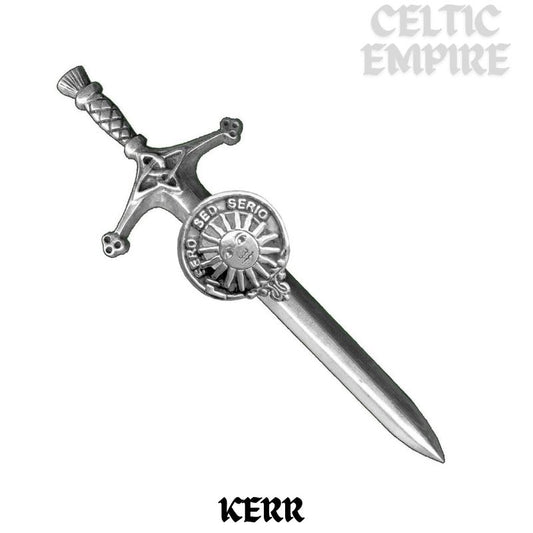 Kerr Family Clan Crest Kilt Pin, Scottish Pin