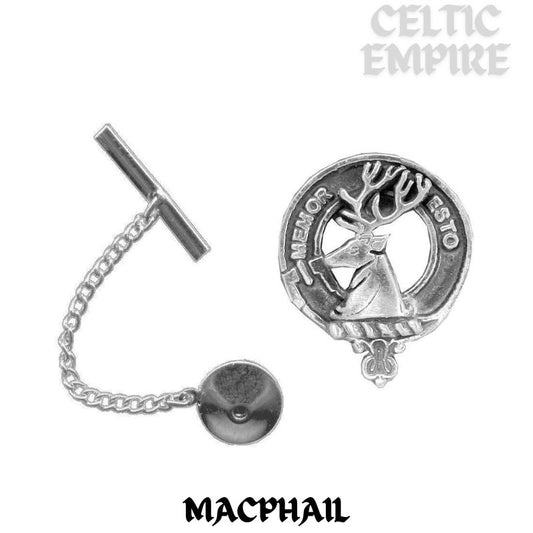 MacPhail Family Clan Crest Scottish Tie Tack/ Lapel Pin