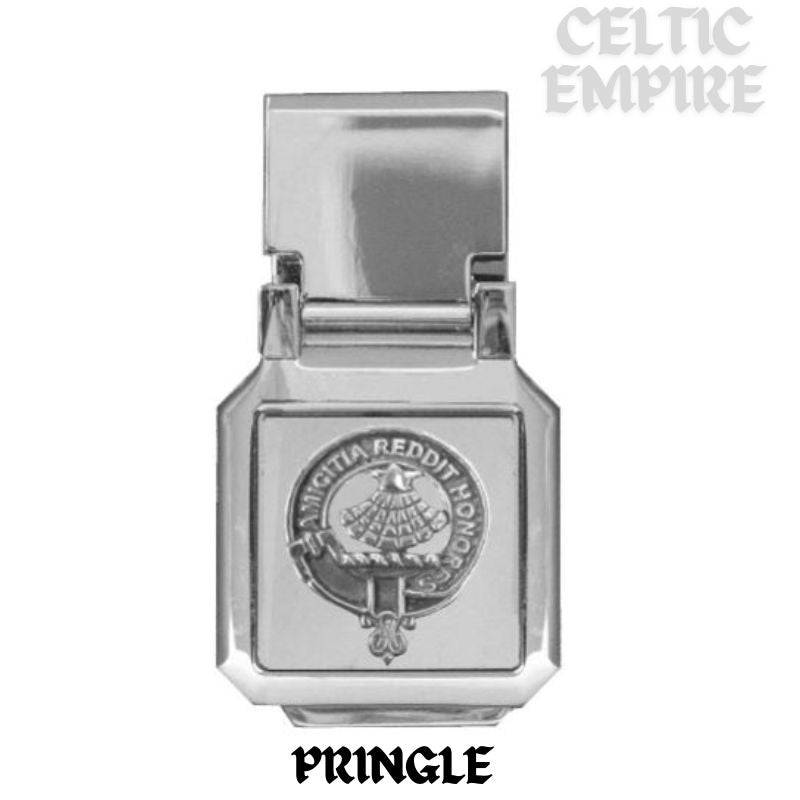 Pringle Scottish Family Clan Crest Money Clip