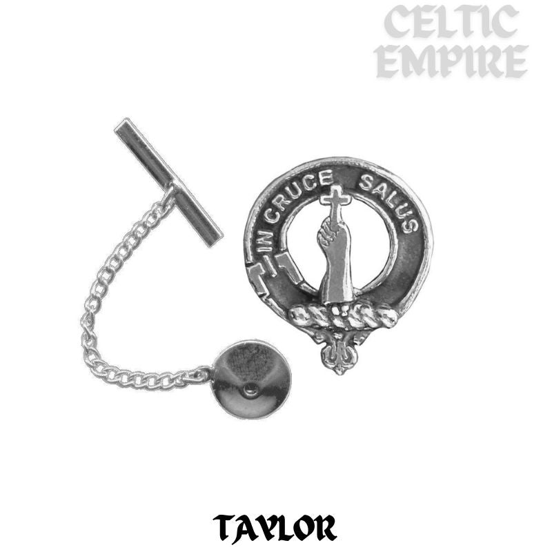 Taylor Family Clan Crest Scottish Tie Tack/ Lapel Pin