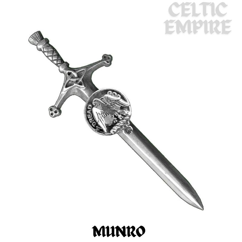 Munro Family Clan Crest Kilt Pin, Scottish Pin