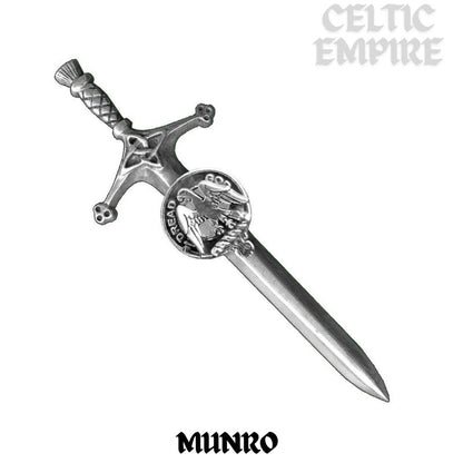 Munro Family Clan Crest Kilt Pin, Scottish Pin