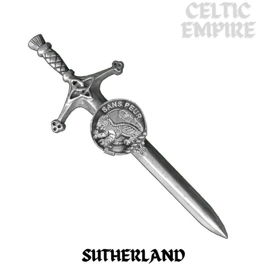 Sutherland Family Clan Crest Kilt Pin, Scottish Pin