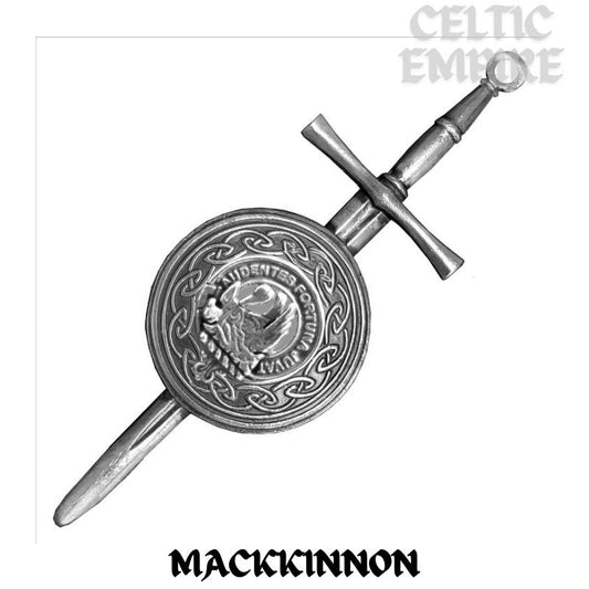MacKinnon Scottish Family Clan Dirk Shield Kilt Pin