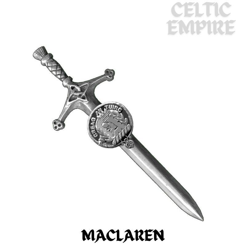 MacLaren Family Clan Crest Kilt Pin, Scottish Pin