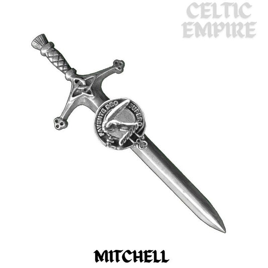 Mitchell Family Clan Crest Kilt Pin, Scottish Pin