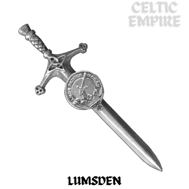 Lumsden Family Clan Crest Kilt Pin, Scottish Pin