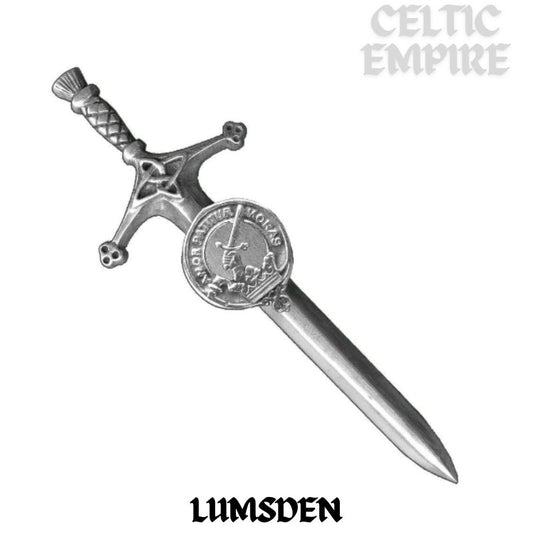 Lumsden Family Clan Crest Kilt Pin, Scottish Pin