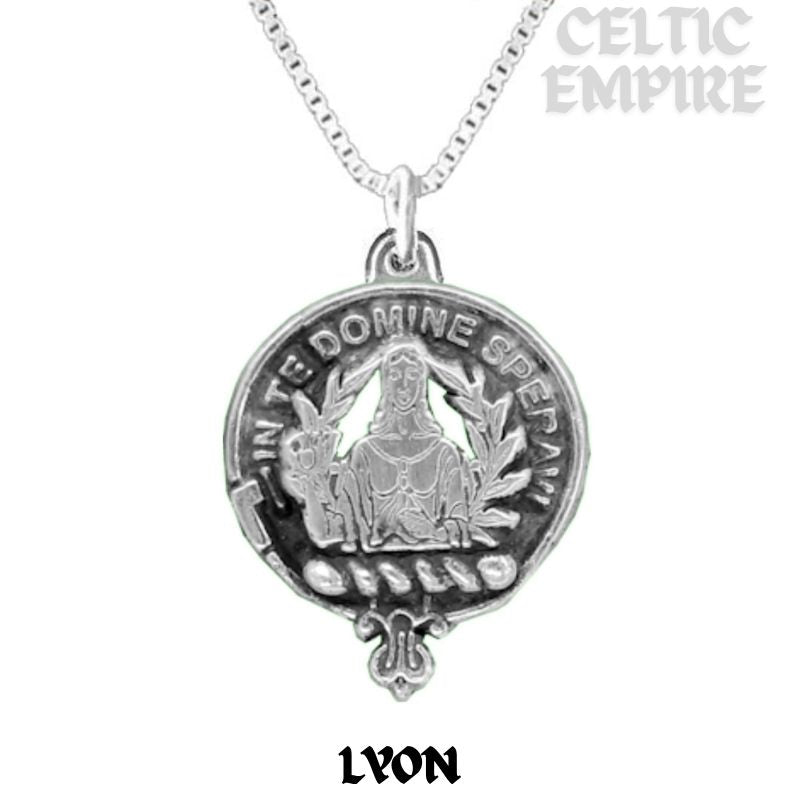 Lyon Family Clan Crest Scottish Pendant
