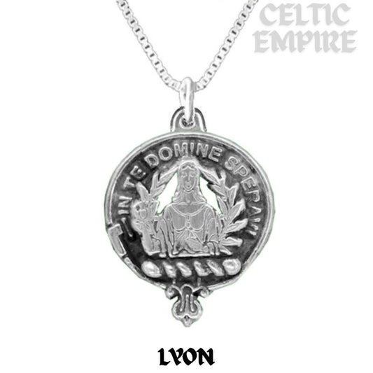 Lyon Family Clan Crest Scottish Pendant