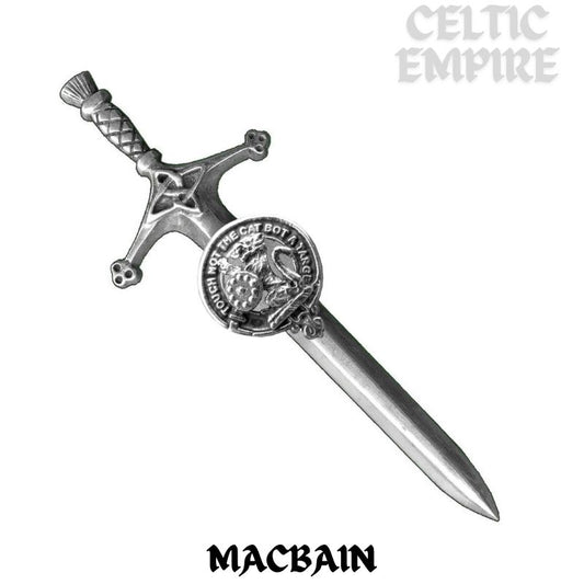 MacBain Family Clan Crest Kilt Pin, MacBean Scottish pin