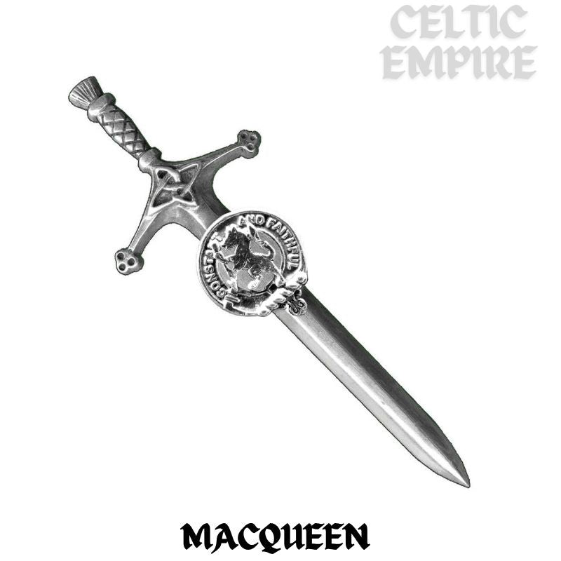 MacQueen Family Clan Crest Kilt Pin, Scottish Pin