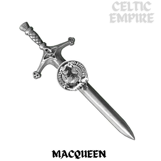 MacQueen Family Clan Crest Kilt Pin, Scottish Pin