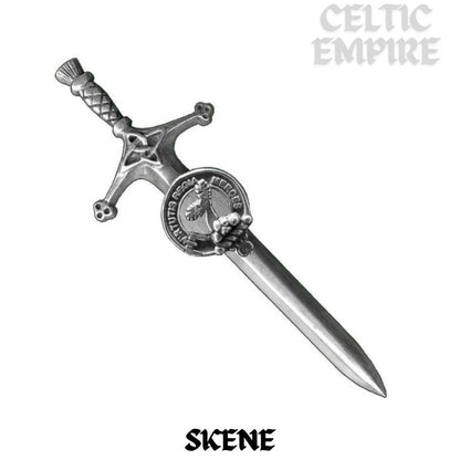 Skene Family Clan Crest Kilt Pin, Scottish Pin