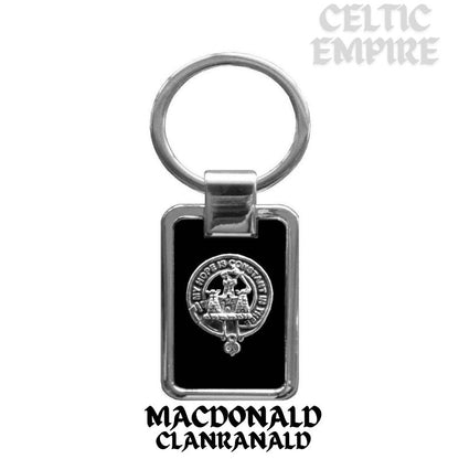 MacDonald (Family Clanranald) Family Clan Stainless Steel Key Ring