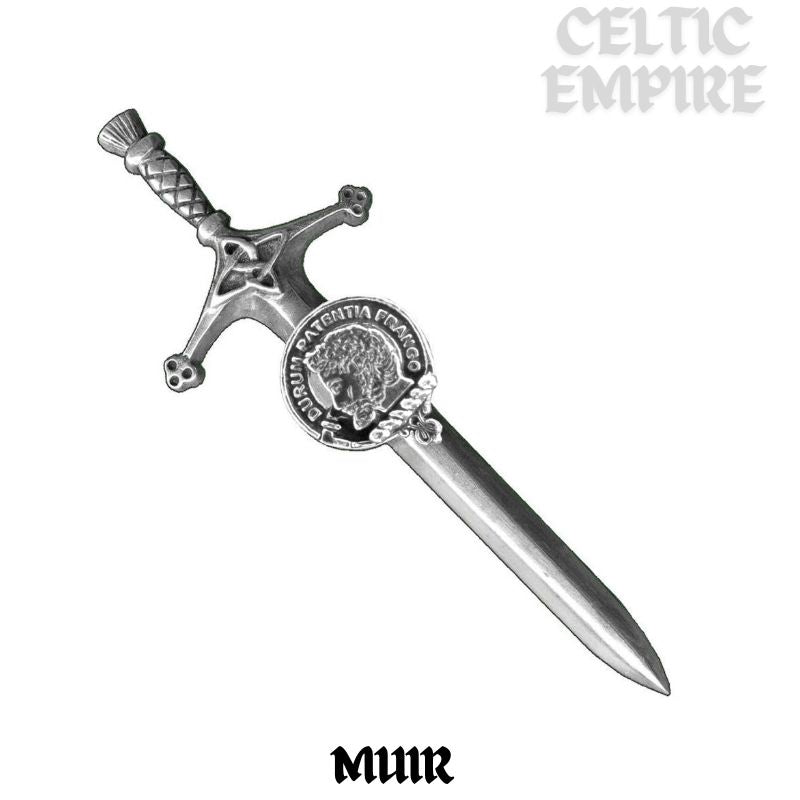 Muir Family Clan Crest Kilt Pin, Scottish Pin