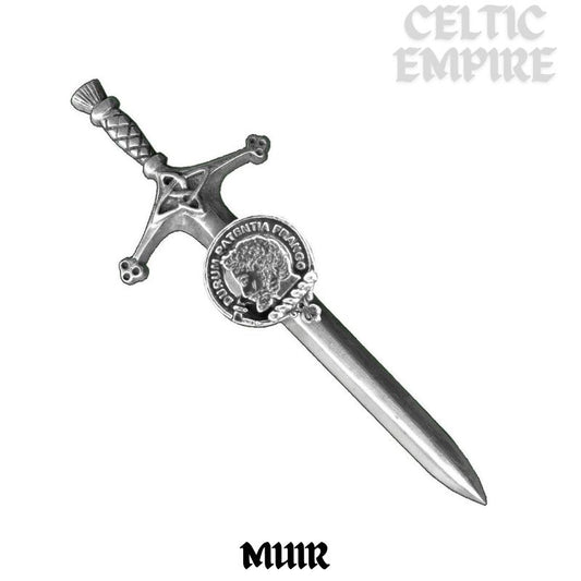 Muir Family Clan Crest Kilt Pin, Scottish Pin