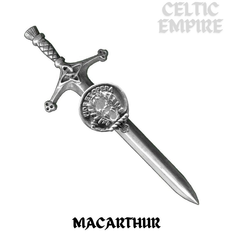 MacArthur Family Clan Crest Kilt Pin, Scottish Pin
