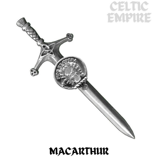 MacArthur Family Clan Crest Kilt Pin, Scottish Pin
