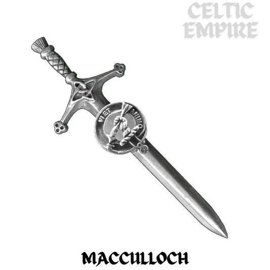 MacCulloch Family Clan Crest Kilt Pin, Scottish Pin