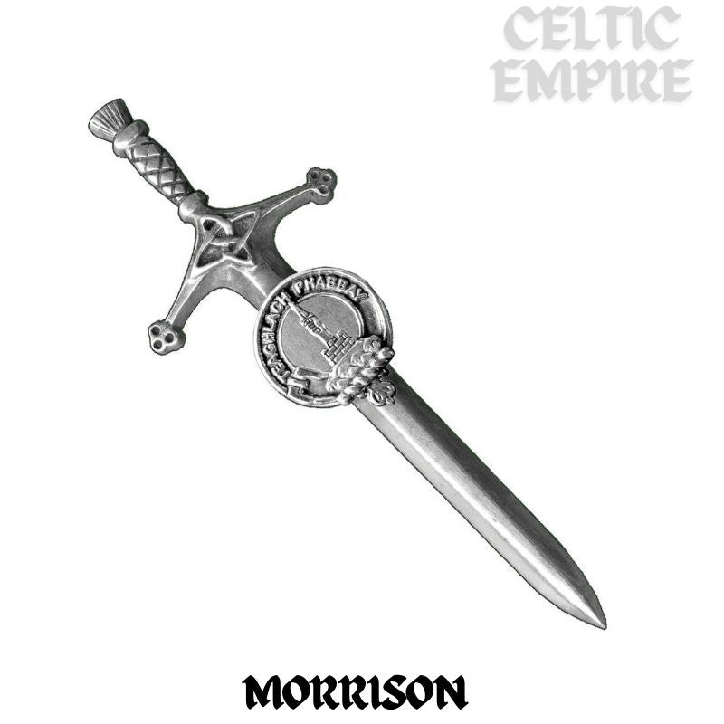 Morrison Family Clan Crest Kilt Pin, Scottish Pin