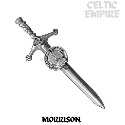 Morrison Family Clan Crest Kilt Pin, Scottish Pin