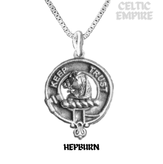 Hepburn Family Clan Crest Scottish Pendant