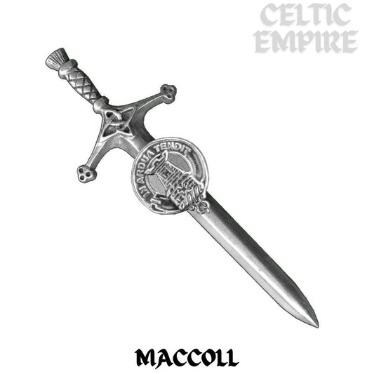MacColl Family Clan Crest Kilt Pin, Scottish Pin