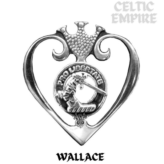 Wallace Family Clan Crest Luckenbooth Brooch or Pendant