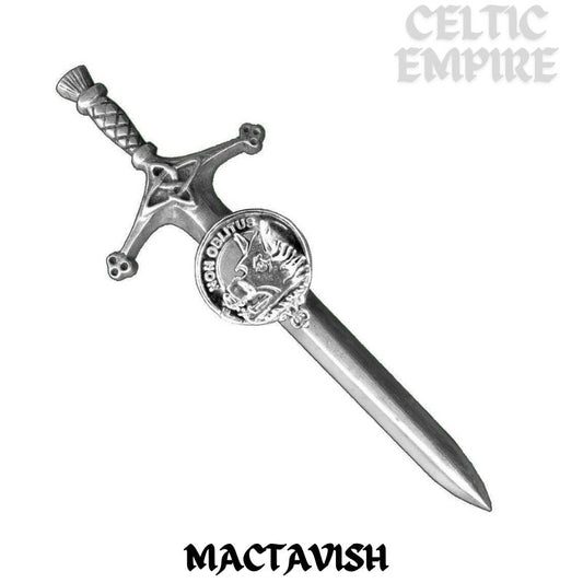 MacTavish Family Clan Crest Kilt Pin, Scottish Pin