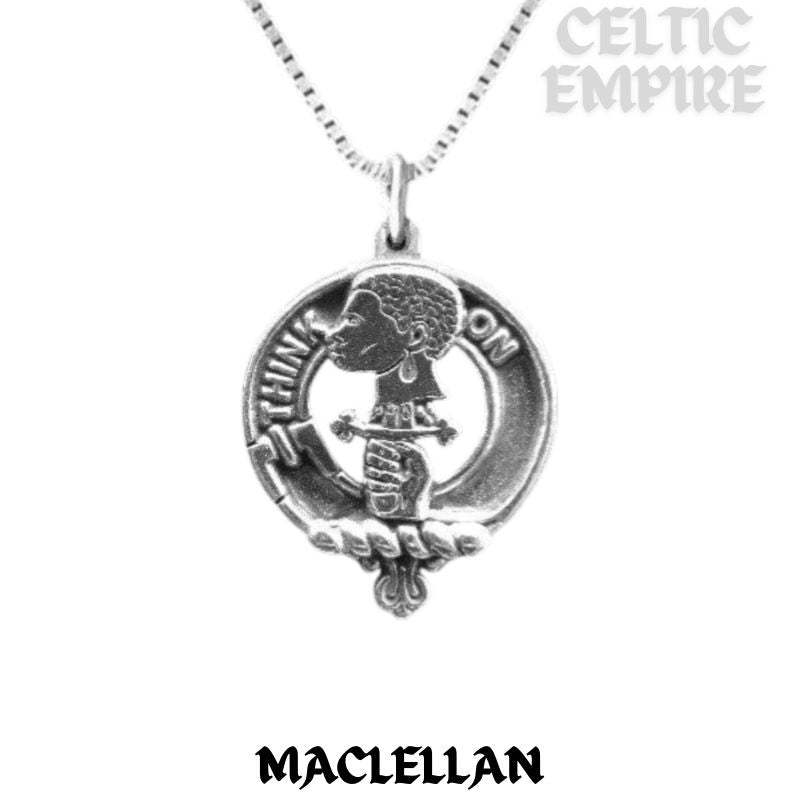 MacLellan Family Clan Crest Scottish Pendant