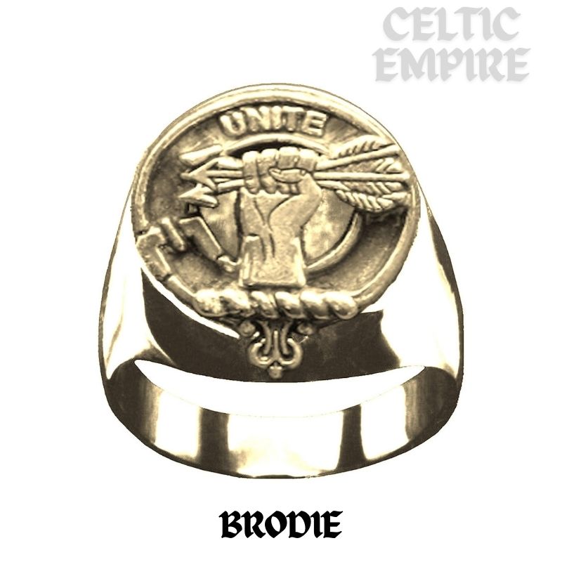 Brodie Scottish Family Clan Crest Ring