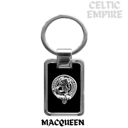 MacQueen Family Clan Stainless Steel Key Ring