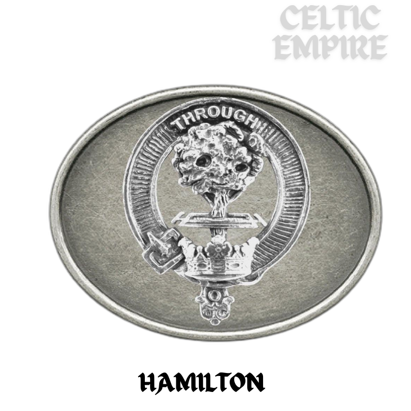 Hamilton Family Clan Crest Regular Buckle