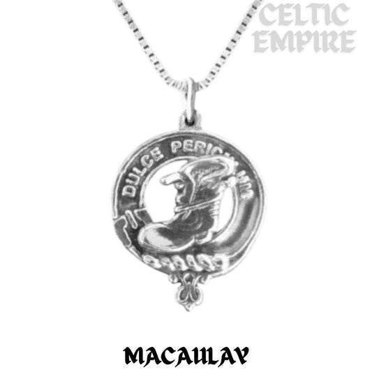 MacAulay Family Clan Crest Scottish Pendant