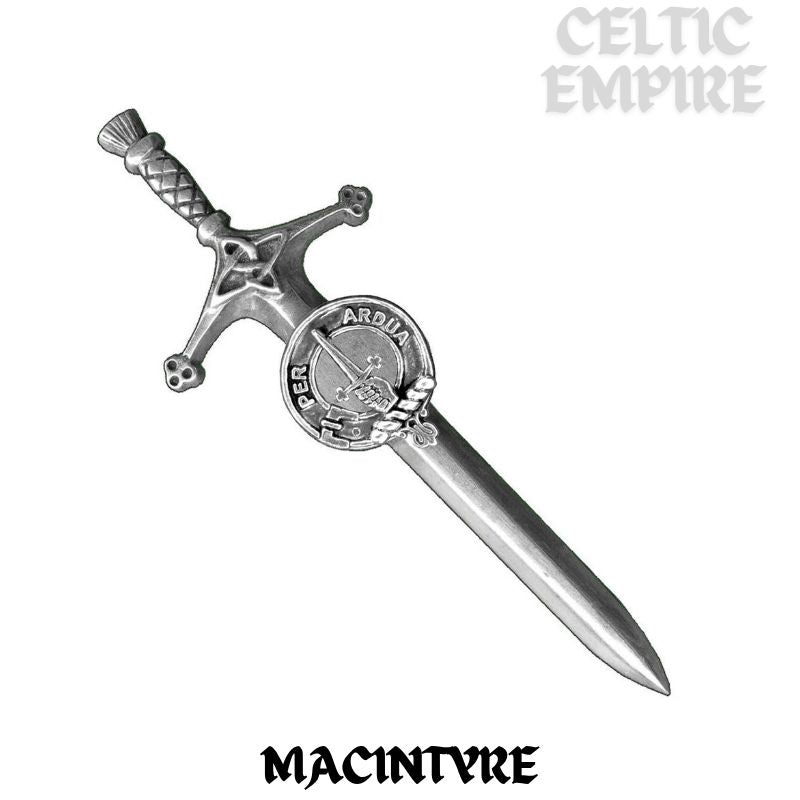 MacIntyre Family Clan Crest Kilt Pin, Scottish Pin
