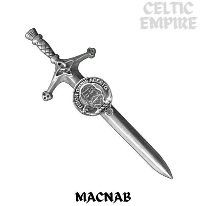 MacNab Family Clan Crest Kilt Pin, Scottish Pin