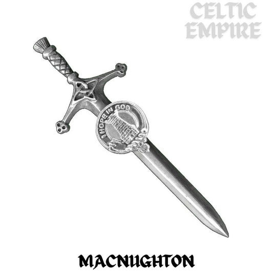 MacNaughton Family Clan Crest Kilt Pin, Scottish Pin