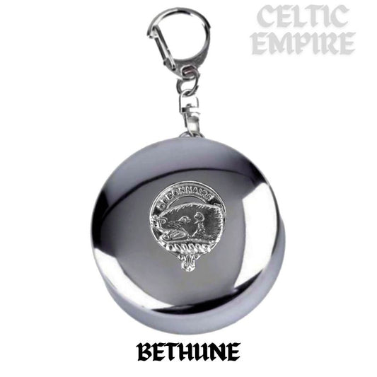 Bethune Scottish Family Clan Crest Folding Cup Key Chain
