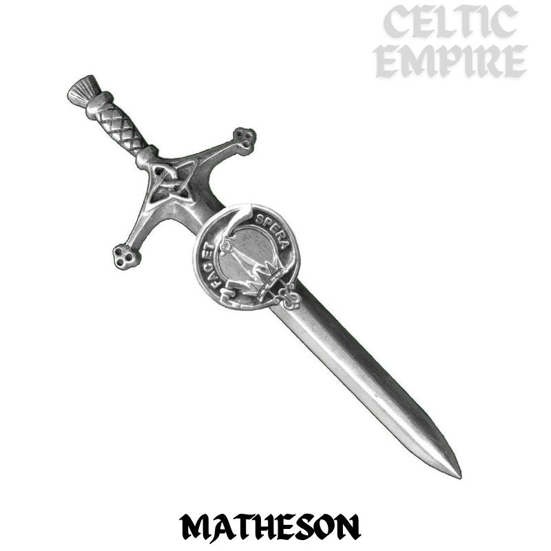 Matheson Family Clan Crest Kilt Pin, Scottish Pin