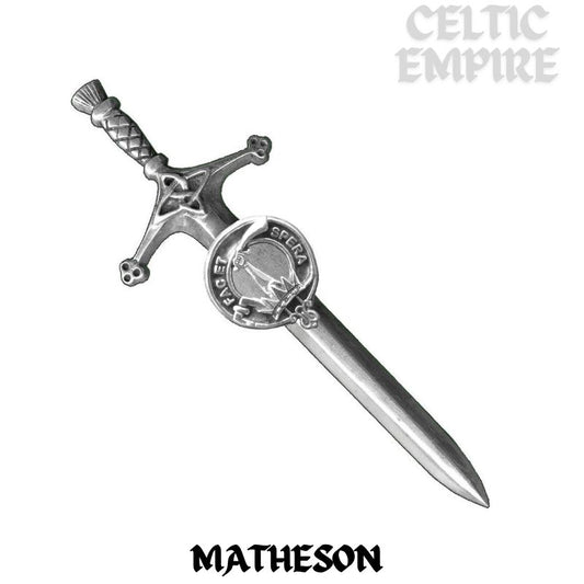 Matheson Family Clan Crest Kilt Pin, Scottish Pin