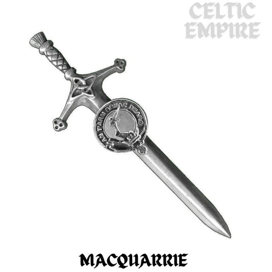 MacQuarrie Family Clan Crest Kilt Pin, Scottish Pin