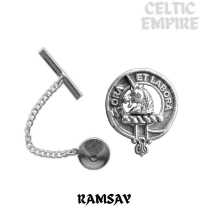 Ramsay Family Clan Crest Scottish Tie Tack/ Lapel Pin