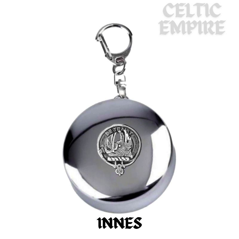 Innes Scottish Family Clan Crest Folding Cup Key Chain