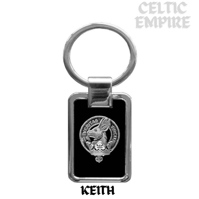 Keith Family Clan Stainless Steel Key Ring