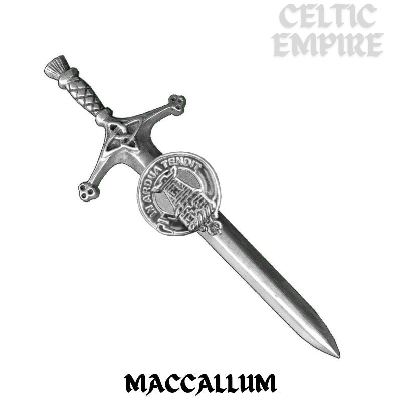 MacCallum Family Clan Crest Kilt Pin, Scottish Pin